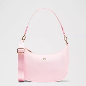 Lululemon City Essentials Small Shoulder Bag 3L- Pink Pearl/Gold